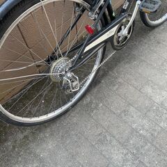 リサイクルショップどりーむ荒田店　No408 自転車　シティサイクル　２７インチ　BIZSTREET　ギア切り替え付き♪　LEDオートライト付き♪　上程良好♪の画像