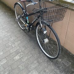 リサイクルショップどりーむ荒田店　No408 自転車　シティサイクル　２７インチ　BIZSTREET　ギア切り替え付き♪　LEDオートライト付き♪　上程良好♪の画像