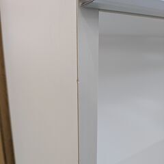 ジモティー見た！で5%OFF【キッチンボード】ニトリ レンジボード 食器棚 ダイニングボード カップボード 一部ソフトクローズ 開き扉 : ホワイトの画像