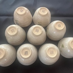 湯呑み　陶器　9個の画像