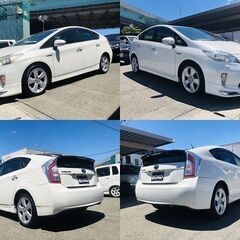 H25　トヨタ　プリウス 【福岡自社ローンBOND】保証人無・頭金無・GPS無・人柄重視・代車費無料・納車費無料・ LINE相談・他店で断られた方、大歓迎!!!!の画像