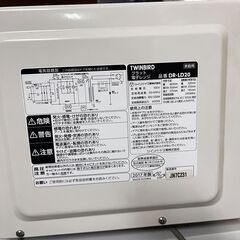 TWINBIRD DR-LD20 電子レンジ ツインバード 2017年製の画像