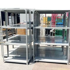 【お取引終了しました】8台入荷　早い者勝ち！　スチールラック　高さ1800横幅1200　の画像