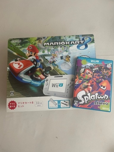 【 美品】Wii U マリオカート内蔵！黒レアです！！ 美品】Wii U マリオカート内蔵！黒レアです！！