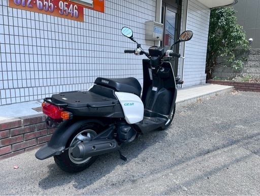 ★16万円　GEAR ギア　2017年モデル　パーキングスタンド付き　セル1 実動車　程度良好　ヤマハ　原付　スクーター　配達　UA06J