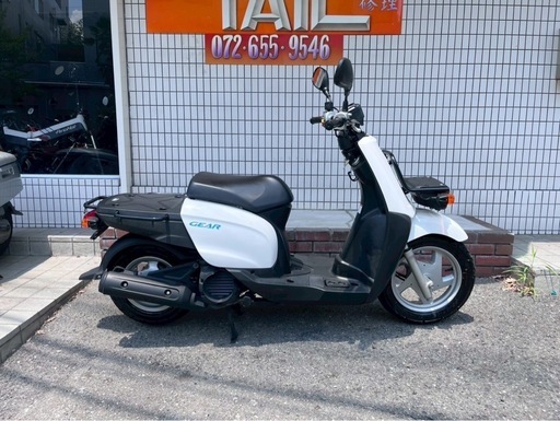 ★16万円　GEAR ギア　2017年モデル　パーキングスタンド付き　セル1 実動車　程度良好　ヤマハ　原付　スクーター　配達　UA06J