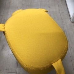 スツール　イエロー　ブタモチーフ【トレファク堺福田店】の画像