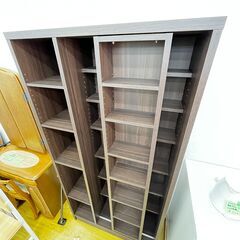 本棚 ダークブラウンの画像