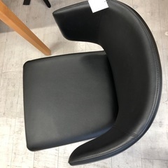 crastinaダイニングチェアー合皮ブラック【トレファク堺福田店】の画像