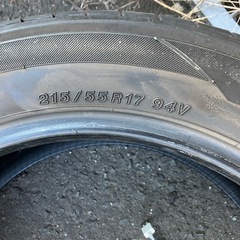 受渡し準備中ありがとうございました。ADVAN A10 YOKOHAMAタイヤ 2018年製　215/55R17 4本の画像