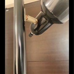 ニトリ フロアランプ  スタンドライト 3つライト  黒の画像