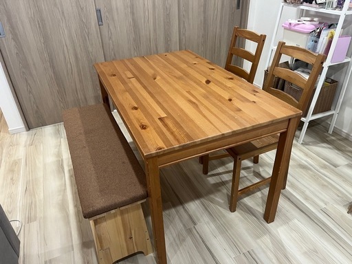 IKEA グラナスダイニングテーブルセット　引き取り限定！ 引き取り限定】IKEAダイニングセット5点 ダイニングテーブル