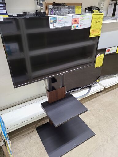 J1195【リユースのサカイ柏店】TCLジャパンエレクトロニクス　40型液晶TV　TVスタンド付き　40S515　2021年製　クリーニング済み　参考価格37,400円