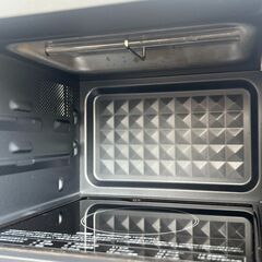B194◇ヤマゼン オーブンレンジ◇600W◇2023年製◇フラット◇18L◇NERP-018FV(B)の画像