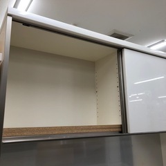 Pamounaレンジボード2枚扉ホワイト【トレファク堺福田店】の画像