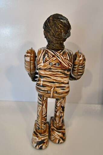 ●未使用デッドストック(^^♪●ユニバーサルモンスター　ブリキ　ゼンマイ歩行　THE MUMMY/マミー ミイラ男　ビンテージ品●