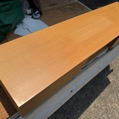 オーク材 ニトリ ローボード テレビ 台 TV 150cm 24990円の画像
