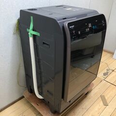 【美品】SHARP シャープ ドラム式洗濯乾燥機 12kg/6kg ES-X12C-TL 2025年製 【糸島市内 送料無料】モデル 大容量 家族向け ブラック  黒 ドラム式 洗濯乾燥機 12kg 乾燥6kg  最新モデル 黒 ブラック 節水 省エネ  88124-1-450の画像