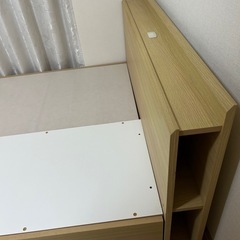 ニトリ セミダブルベットフレーム(収納付き
)の画像