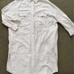 ZARA シャツワンピースの画像