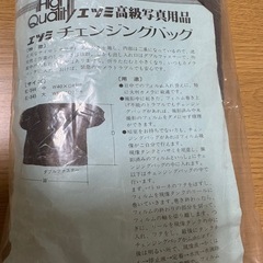 　写真用品　チェンジングバッグの画像