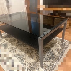 ガラステーブル、ローテーブルの画像