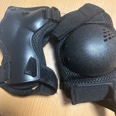 	•	【新品】キッズ用ヘルメット＆プロテクター3点セット（肘・膝・手首）の画像