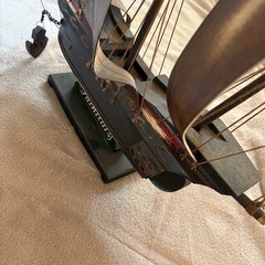 木製　船模型の画像