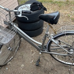 27インチベルト式自転車の画像