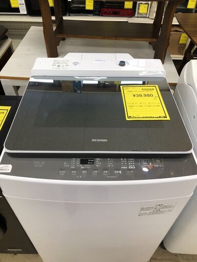 【ジャングルジャングルサカイ石津店】アイリスオーヤマ　洗濯機 　10K　KAW-100A　2021年製　クリーニング済み　動作チェックOK　保障あり　堺市 西区 東区 北区 南区 堺区 石津