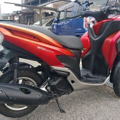 値下げ.側車付軽二輪登録可能.トリシティ125.好調キレイ.始動動画の画像
