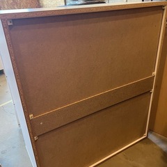 中古ホワイト4段チェストの画像
