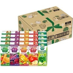 野菜生活 カゴメ 野菜生活100 アソートセット 200ml紙パック×20本(5種×各4本)【EC限定 飲み比べ お試しセット】の画像