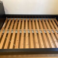 IKEA MALM BED ダブルサイズ イケア マルム 訳あり