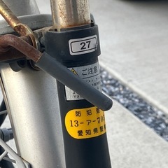（受け渡し人決まってます）ノーパンクタイヤ自転車の画像