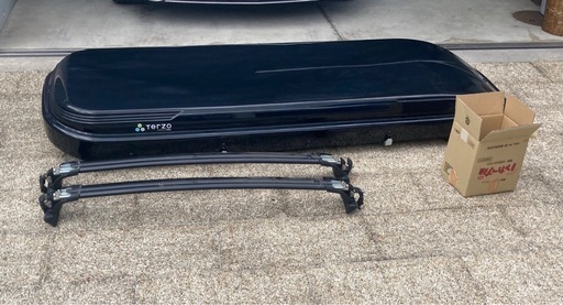 値下げ再出品　terzo ルーフボックス　ルーフキャリア
