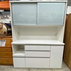 【愛品館 江戸川店 】2枚スライド扉 ワイドキッチンボード MATSUDA（松田家具）の画像