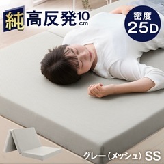 折りたたみ マットレス シングル メッシュカバーの画像