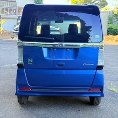 🅾️‼️ HONDA N BOX CUSTOM 2016 BLUE |車検2年間⭕️走行９万キロ⭕️ナビ／テレビ⭕️ドライブレコーダー⭕️ETC⭕️の画像