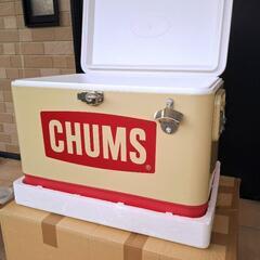 【未使用】CHUMS（チャムス）クーラーボックス 54L ベージュの画像
