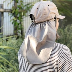 サンバイザー　日除けバイザー 遮光フラップ 撥水5級 UVカット 99.9% UPF50+の画像