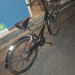 自転車黒いの画像
