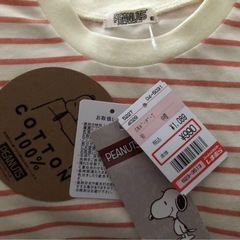 【新品タグ付き】スヌーピー　Tシャツ　90の画像