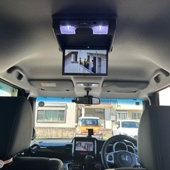 【2年車検付き・装備充実】N-BOXカスタム ターボ／両側電動スライド／ナビ・ETC・後席モニター！の画像