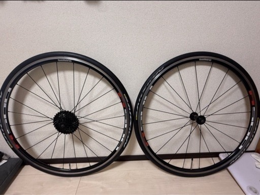 SHIMANOホイール前後セット（WH-R501）自転車 （ロードバイク