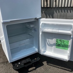 COMFEE' ノンフロン冷凍冷蔵庫 90L RCT90WH/Eの画像