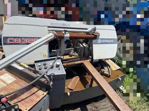 日立 CB32FB 320mm ロータリーバンドソー 三相200V 角度切断 スライド