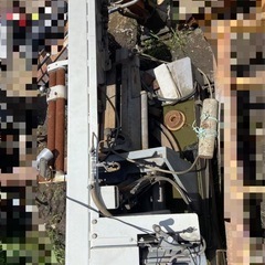日立 CB32FB 320mm ロータリーバンドソー 三相200V 角度切断 スライド クーラントポンプ付 切断OK 中古 引き取り限定の画像