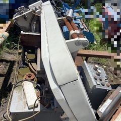 日立 CB32FB 320mm ロータリーバンドソー 三相200V 角度切断 スライド クーラントポンプ付 切断OK 中古 引き取り限定の画像
