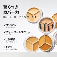 tfit カバーアップコンシーラー 15g 3色 01 Neutralの画像